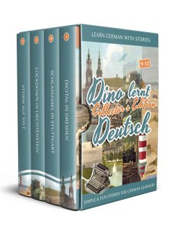 Learn German with Stories: Dino lernt Deutsch Collector’s Edition – Simple & Fun Stories For German Learners (9-12) cover